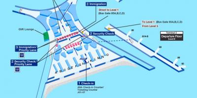 Chhatrapati Shivaji l'aeroport internacional mapa