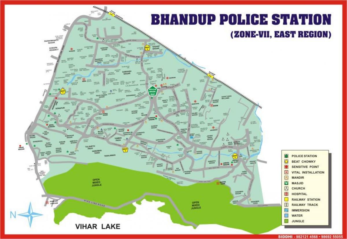 Mumbai Bhandup mapa