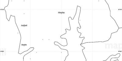 Bombai en blanc mapa