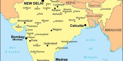 Mapa de l'índia de Mumbai