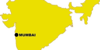 Mumbai en el mapa