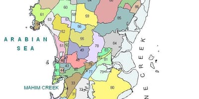 Mapa polític de Mumbai